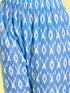 Girl's' Aqua Blue Kurta And Straight Pant Set